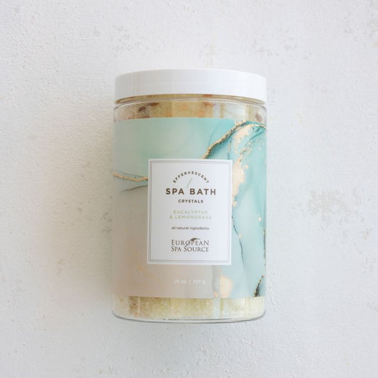 Eucalyptus + Lemongrass Spa Bath Crystals