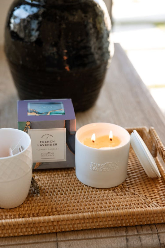 European Spa Source French Lavender Soy Luxury Candle