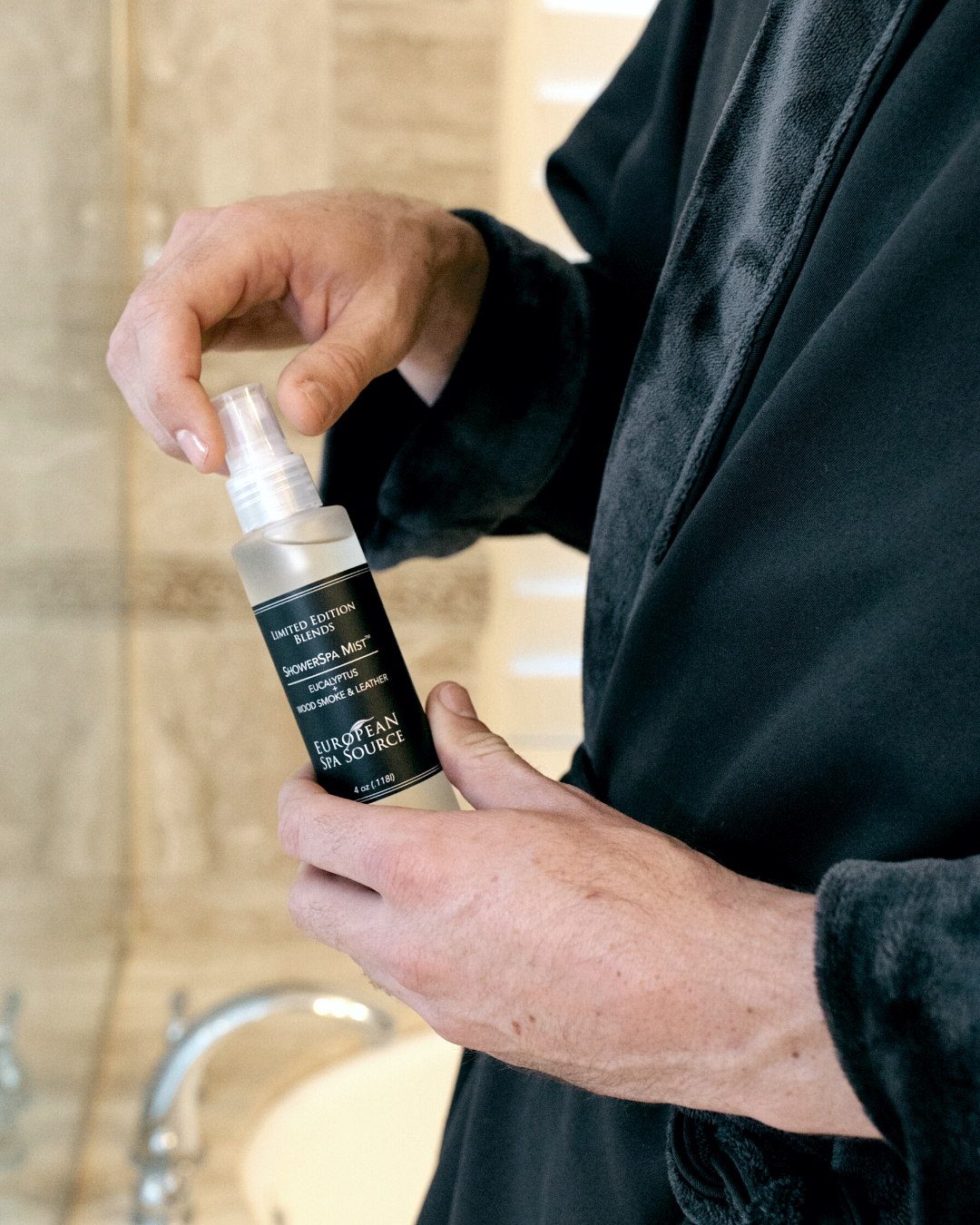 Special Edition Eucalyptus, Wood Smoke + Leather ShowerSpa Mist™