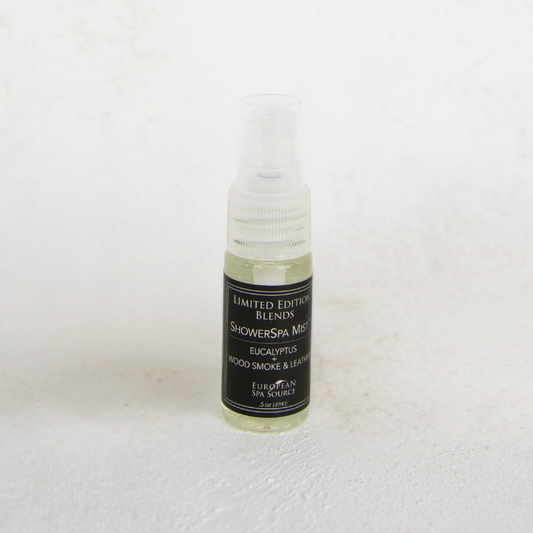 Travel Size Special Edition Eucalyptus, Wood Smoke + Leather ShowerSpa Mist™
